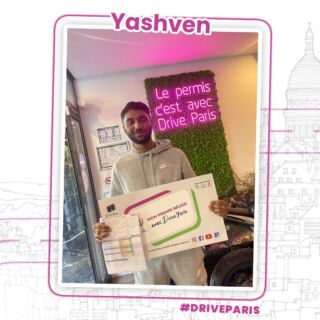 Félicitations Yashven 💯 permis obtenu☑️🥳
#driveparis #driveparis_automotoecole #formationautomotoecole #permisdeconduire #codedelaroute #permisvoiture #permismoto